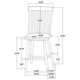 Sutton - 5 Piece Counter Height Dining Set