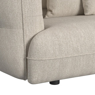 Four Seasons - Sectional Set With 6 Pillows - Camel