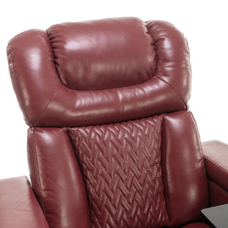 270 Degree Swivel Power Recliner With Tray Table, Phone Holder, Cup Holder, USB Port