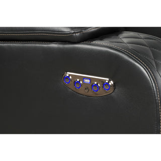 Benz - LED & Power Recliner With Adjustable Headrests And Ambient LED Lighting