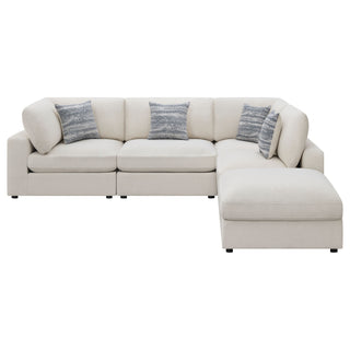 Dulcy - 5 Piece Modular Sectional Sofa - Beige