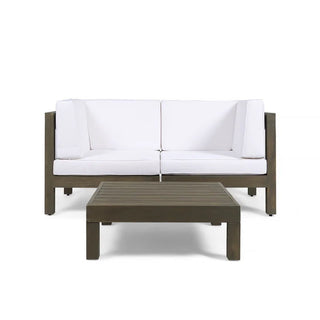 Oana - 3 Piece Love Seat Set With Coffee Table