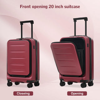 Hardside Luggage Set 5 Piece With Front Opening