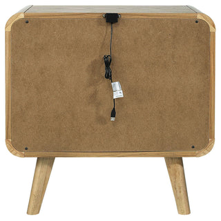 Winston - 2 Drawer Nightstand - Ash Brown