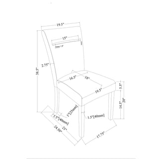 Extra Padded Dining Chair (Set of 2)