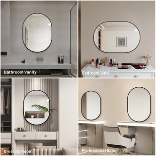 Modern Framed Bathroom Vanity Mirror