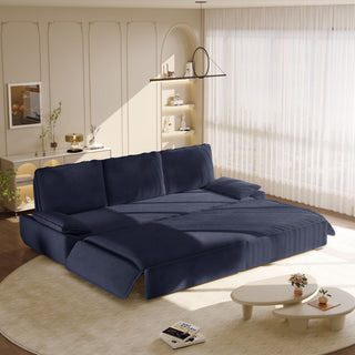 King Size Pull Out Sofa Bed, 3 In 1 Convertible Multifunctional