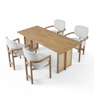 5 Piece Indoor Dining Set, Table & 4 Chairs