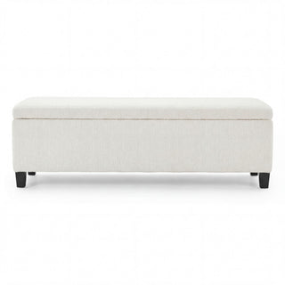 Upholstered Storage Ottoman Bench