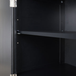 Tall Freestanding Bathroom Storage Cabinet With 2 Drawers And Adjustable Shelf