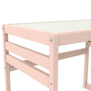 Signy - 3 Piece Activity Table Set - Pink / White