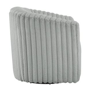 Alexa Barrel Swivel Chair - Gray