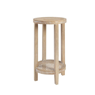 Bedford - Round Accent Table - Reclaimed Wheat