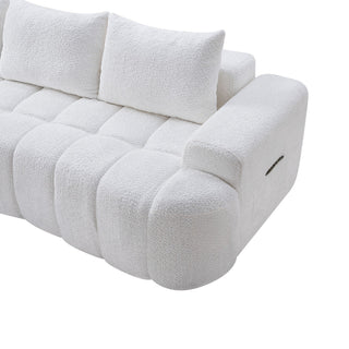 Extra Large Curved Front Compressed Sectional Sofa