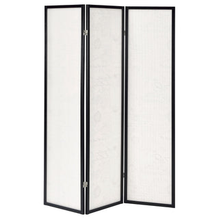 3 Panel Folding Screen - Beige