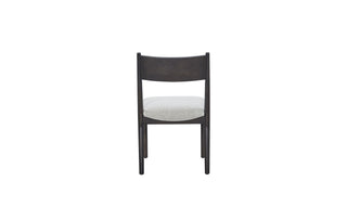 Comfortable Upholstery Cresent Chair (Set of 2) - Peppercorn