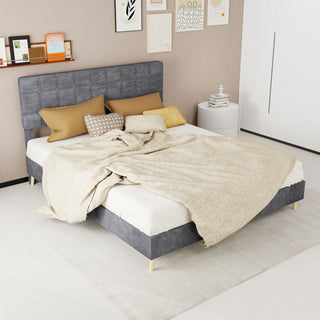 Yungan Lingge Minimalist Soft Pack Headboard Bed