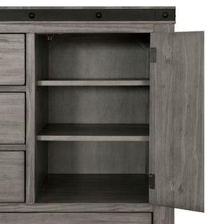 Wade - 5-Drawer Gentlemen Chest - Black Finish