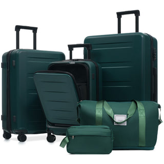 Hardside Luggage Set 5 Piece With Front Opening