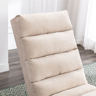 Massage Chaise Lounge Indoor With Remote Control, Ergonomic Electric Massage Lounger