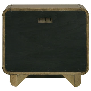 Tully - 2 Drawer Nightstand - Nutmeg Brown
