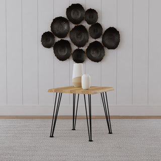 Hairpin - Leg End Table - Brown