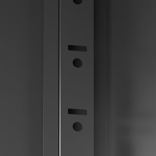 Metal Wall Mounted Tool Storage Cabinet With 2 Locking Doors, Adjustable Shelf, And Drawer