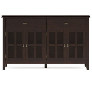 Artisan - Large 4 Door Sideboard Buffet - Dark Chestnut Brown