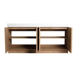 Freestanding Bathroom Vanity With Sink, Soft Close Doors