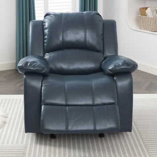 Charlotte - Gel Glider Recliner - Blue
