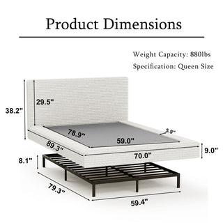 Airframe - Upholstered Bed Frame, Cloud Soft Headboard