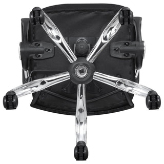 Swivel Office Chair With Base Adjustable Height - Black