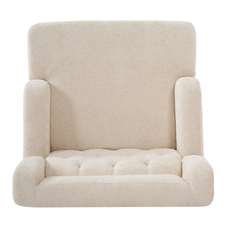 Modern Tufted Upholstered Accent Chair For Living Room
