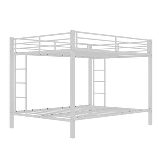 Bunk Bed For Kids, Convertible Frame With Ladders & Guardrail