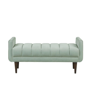 Linea - Upholstered Accent Bench - Seafoam