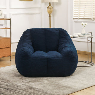 Comfy Bean Bag Chair With Memory Foam Filler, Tufted Soft