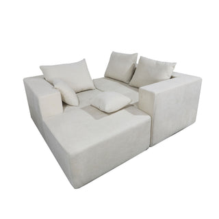 Modular Corner Sofa With Soft Fabric