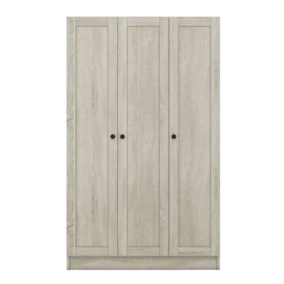 3 Door Shutter Wardrobe With Shelves
