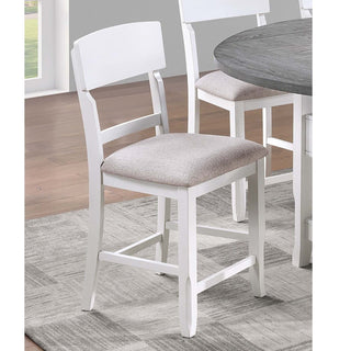 Contemporary Counter Height Dining Set With Built In Lazy Susan