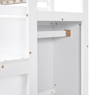 Loft Bed With Built In Storage Wardrobe And Staircase