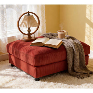 Upholstered Rectangle Ottoman