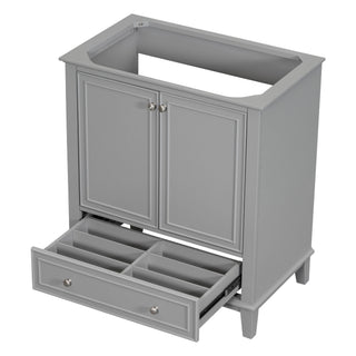 Modern Bathroom Vanity Base Only With Doors And Drawer