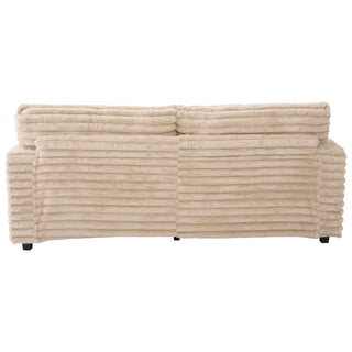 Oversized Double Chaise Lounge Sofa Bed With USB Ports And Cup Holders