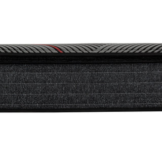 15" Euro Top Gel Memory Foam Hybrid Mattress With Pocket Coils, Cooling & Edge Support - Black - Queen