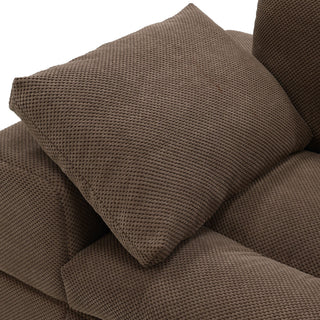 Sectional, Large Arms, Toss Pillows Included