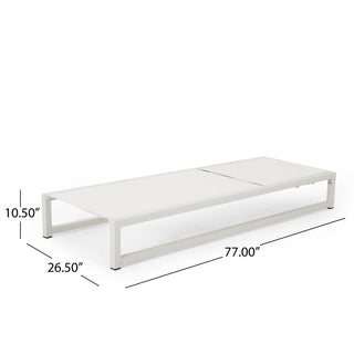 Venice - Classic Chaise Lounge With Adjustable Aluminum Frame