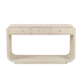 Console Table With 3 Drawers, Display Shelf