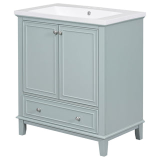 Modern Bathroom Vanity With Sink Combo, Multi Functional Cabinet With Doors And Drawer