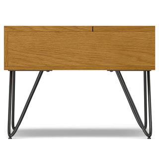Hunter - Lift Top Coffee With Hidden Storage - Oak