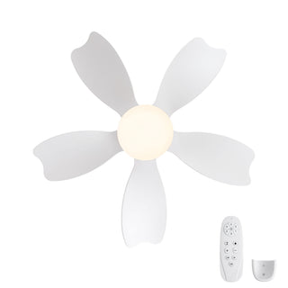 Low Profile Flush Mount Ceiling Fan With Light